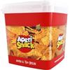 APERI SNACK Aperisnack® - AP03.006.03 -Tortilla Chips Nachos Barbeque Secchiello salva freschezza da 700gr. Tortillas gusto BBQ