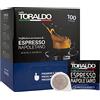 Caffè Toraldo - Cialde Arabica Miscela Arabica Box da 100 Cialde da 7g macinato fresco per Macchina Caffè a Cialda