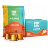 POP CAFFE' NESPRÉ - 100 Capsule Caffè Cremoso Compatibili con Nespresso - Crema Densa da Bar - Gusto Intenso ma Equilibrato - Qualità Italiana