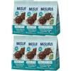 CAIYA 6X Misura Privolat Biscotti al Cacao e Riso Soffiato Frollini Senza Latte e Uova 290g [6 Confezioni]