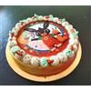 Generico Cialda per Torta PERSONALIZZATA con la tua IMMAGINE in FIBRA VEGETALE top qualita disponibile OSTIA e ZUCCHERO (Rotondo 20cm, Fibra Vegetale)