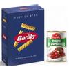 JOYTALY Barilla Pasta di Semola di Grano Duro, I Classici, Tempo di Cottura 11 Minuti, Confezione da 500g PACCO SCORTA+ JOYTALY POLPA DI POMODORO RAFFINATA (24 PACCHI, FUSILLI 500GR)