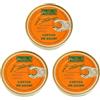 LOS PEPERETES x3 Lattine Caviale di Riccio 120 g | Frutti di Mare Galiziani Gourmet | Uova di Riccio Atlantico | Conserva Artigianale Naturale | Sapore Intenso del Mare di Galizia | Prodotto Premium