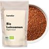 Kamelur 1kg BIO semi di lino interi - semi di lino marrone BIO senza additivi - semi di lino in confezione biodegradabile