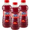CAIYA 3X Yoga Rosso Mix Succo di Frutta e Polpa al Gusto di Mela, Uva, Sambuco e Mirtillo 1L [3 Bottiglie]