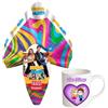 ARCOBALENO PARTY Uova di Cioccolato al Latte Ninna e Matti da 250 gr Pasqua 2026 con tazza mug in ceramica personalizzabile Dolce Toys