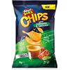 APERI SNACK Aperisnack® - AP03.035.02 - Chips Pomodoro e Basilico Patatine fritte e cotte al forno Linea Retail Box 18pz busta 70g Formato Maxi