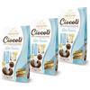 Generico 3X Confetti Crispo Ciocolì Praline di Cioccolato Fondente Ripiene di Alcool Aromatizzato al Gusto Gin Tonic Ricoperte di Cioccolato al Latte 100g