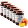 Benedetto Marmellate artigianali di frutta fresca Azienda Agricola Montepulciano Composta di pesche bio con zucchero gr. 380 6 vasetti