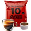 La Capsuleria Caffè ALLEGRI, intenso (100 Capsule) compatibili con Lavazza Espresso Point, 1 Box da 100 Capsule in bustine salva aroma, miscela equilibrata, corpo pieno e gusto rotondo (La Capsuleria)
