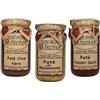 Delizie Vaticane di Tropea Tris Gourmet Patès Mediterraneo - Set Regalo Cibi dai Gusti Raffinati Olive Nere + Pomodori Secchi + Melanzane - Autentica Salsa Gourmet Artigianale - Made in Italy - Delizie Vaticane di Tropea