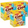 CAIYA 3X Oro Ciok Novita' Mini Cookies, Biscotti Croccanti con Gocce di Cioccolato al Latte - 4x40g [3 Confezioni]