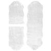 andiamo Lambskin Tappeto In Finta Pelle, (2X 55*80 Cm + 1X 55*160 Cm)