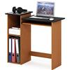 Furinno Econ Scrivanie per Computer, Ciliegia Chiara/Nero, Taglia Unica