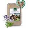 Hanfeinstreu.de Lettiera di canapa con lavanda per piccoli animali, polli e cavalli, 100 litri, prodotto naturale al 100%, estremamente assorbente, antipolvere, antiodore, sostenibile e durevole