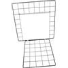 COLLBATH Porticina per Gabbia da Gatto in Ferro Nero Resistente All'usura Montaggio per Recinzione per Cani e Gatti per Casa e Giardino
