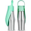 Generico Borraccia per cani da passeggio per, borraccia termica per, borraccia per in acciaio inox 304 per portatile e gatti