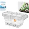 Youding Scatola Per Allevamento Di Pesci - Serbatoio Incubatore Per Incubatoio In Acrilico | Divisorio Isolante Per Guppy In Gravidanza | Protezione Per Avannotti Per Acquario Tropicale | Vivaio Galleggiante