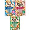 CT-TRONICS Churu Bites Gatti Miscele | Snack morbidi | Aiuta l'idratazione | (12x3x10 Gr, 4X Tonno 4X Salmone 4X Capesante)