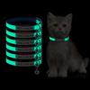 SF Custom Collare per gatti personalizzato che brilla al buio - Collare identificativo per gatti personalizzato con nome e numero di telefono, collare luminoso regolabile a sgancio rapido per animali domestici