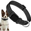 Dreuhuing Collare regolabile per cuccioli, collare riflettente per animali domestici, collare per cani in nylon, collare confortevole per cani traspirante, comodo per gatti di grandi dimensioni, cani
