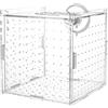 Generic Scatola per allevamento di pesci in acrilico trasparente, divisore, incubatrice, scatola isolante per friggere con supporto a, perfetta per pesci angelo, Betta, Guppy, Platy, Cichlid, Nursery