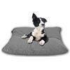 Cieffepi Home Collections FIDO - Cuscino sfoderabile per cani, gatti e animali domestici in vari colori e misure (80 x 80 x 21 cm, Grigio)