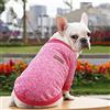 XINGNIAO Felpa con cappuccio per Bulldog Francese - Morbido maglione lavorato a maglia a due gambe per cani di piccola e media taglia