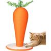 Generisch Tiragraffi per gatti - Carota giocattolo per gatti e più robusto | materiale in legno e sisal, 40 x 30 x 30 cm, 1200 g, per interni, per giocare sul pavimento del soggiorno, Linderu