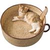 Generic Di Lunga Durata- Simpatico Per Gattini Traspirante - Cestino Per Gatti Intrecciato In Corda Di Cotone Da 420 G - Per Camera Da, Tavolo Da Ufficio, Comodino, Pavimento, Angolo, Soggiorno