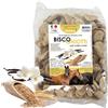 MY SELLERIA ON LINE WWW.MYSELLERIA.IT BISCOGHIOTTI BISCOTTI ARTIGIANALI ALLA VANIGLIA E CEREALI PER CAVALLI 1 KG Made in Italy