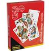 Idena 40384 - Carte da Gioco per ramino, Canasta e Bridge, 2 x 55 con Mano Francese, Gioco di Carte per 2-6 Giocatori dai 6 Anni in su