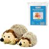 Glorex 04403100K - Set Completo di Peluche, Riccio con Bambino, Circa 32 cm, incl. 100 g di Cotone idrofilo, per lavori manuali e Coccole