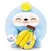 Snackles Serie 2 Snackle da 20 cm (Megan) di ZURU Peluche da 20 cm batuffoloso, coccoloso e schiacciabile con accessorio Snack