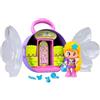 Pinypon Favole, armadio color Viola con maniglia, personaggio di Rapunzel dal mondo delle fiabe, con accessori riponibili dentro l'armadio, + 4 anni, Famosa (PNY82100)