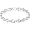 WATIIFUFU Bracciale Regolabile Pietre Decorative per Donna, Design 2-In-1 Elastico e Raffinato per Feste e Locali