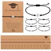 YELUWA Regalo Laurea Donna Uomo - 20 Pezzi Regalo Laurea per Lui/Lei, 2026 Bracciale Regolabile Scuola Superiore, L'avventura Inizia, Bracciale Bussola per Compagni Classe Amico Figlio Figlia Nipote