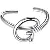 Suplight Anello con Iniziale G in Argento 925 - Anello Donna Regolabile Lettera G - Fedina Argento - Confezione Regalo