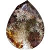 Gems_Hub 1 Pz Di Lodolite Naturale Giardino Quarzo Pera Forma Cabochon 25X18X9mm gemma sciolta per la creazione di gioielli. (Fai da te, Anello, Ciondolo, Collana) | GH_NAT_03885, 25X18X9mm, Pietra