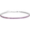 LES FOLIES DI PAOLA GRIECO Bracciale Unisex Tennis Ametista Viola in Argento 925 rodiato - Collezione Rainbow Les Folies (16)