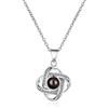 Jeweidea Collana con Foto Personalizzata Collana con Proiezione Foto Dentro Collana con Incisione Personalizzata per Donna Fidanzata Mamma Gioielli Regalo Festa Della Mamma