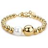 Brosway Bracciale Donna in Acciaio e Perle | Collezione Perfect - BPC12