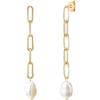 Valero Pearls Orecchini da Donna in Acciaio inossidabile con Perla di coltura di acqua dolce ca. 8,3 mm