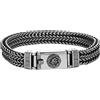 SaVgu Bracciale uomo Nuovo braccialetto da uomo in argento intrecciato a mano, tendenza della moda, personalità, stile cinese, retro, creativo, accessori for gioielli in argento tailandese ( Color : Silver_