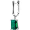 Brosway Orecchino Singolo Donna, Orecchino Pendente in Argento e Life Green | Collezione FANCY - FLG07