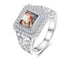 Annmors Anello personalizzato da donna in argento sterling 925 per moglie Anello con foto Gioielli di design fai da te Regalo per amica di famiglia (10)