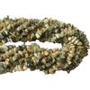 Gems For Jewels Chip perline occhio di gatto da donna da 5-10 mm, chip di pietre preziose occhio di gatto verde naturale per gioielli, occhio di gatto per collana, 32 pollici (da 1 filo a 5 fili) - RAMA213, 5 fili