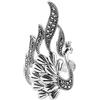 Helen de Lete Anello aperto in argento Sterling con motivo fenice vintage Wonder Bird