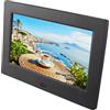 HUSHUI Cornice Digitale da 7 Pollici, Cornice Digitale HD 1080P con Display IPS 1024x600 con Orologio e Calendario, per la Riproduzione di Foto, Video e Musica (Spina europea)