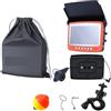 AUBEST Fotocamera da Pesca Monitor IPS da 4,3 pollici Visual Fish Finder Telecamera da pesca HD con cavo da 15 m Controllo telecamera subacquea 1000TVL 8 luci a infrarossi ,Fotocamera per la pesca subacquea(